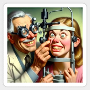 Eye Exam Sticker